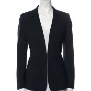 Lafayette 148 Virgin Wool Blazer Black Size M